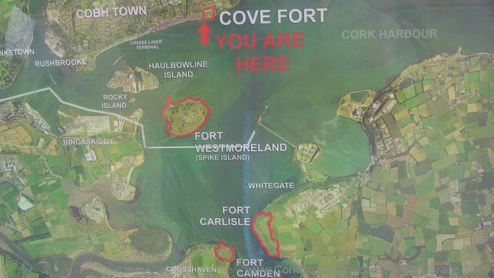 IMG_3867 2015 Cobh Cove Fort cork harbour map